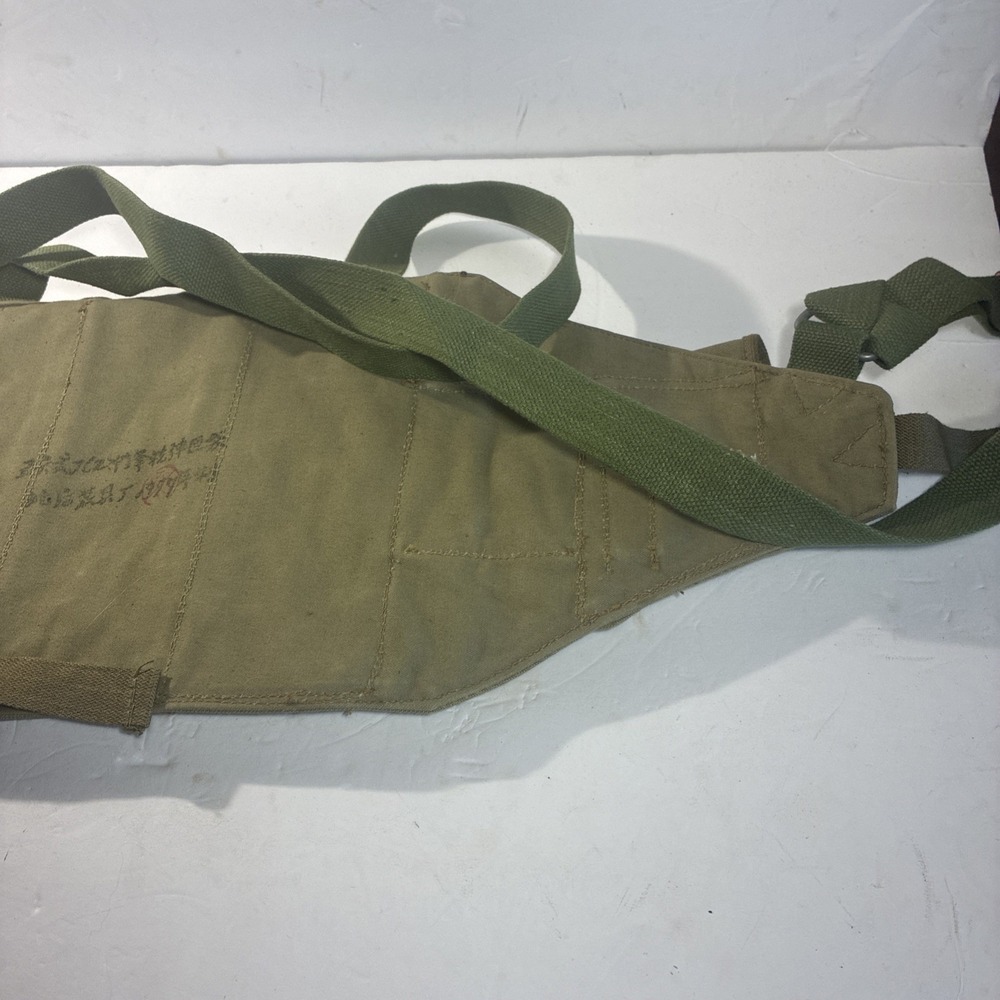 Surplus Vietanm War Chinese Type 56 Chest Rig Ammo Bandolier Pouch Original - Picture 7 of 7